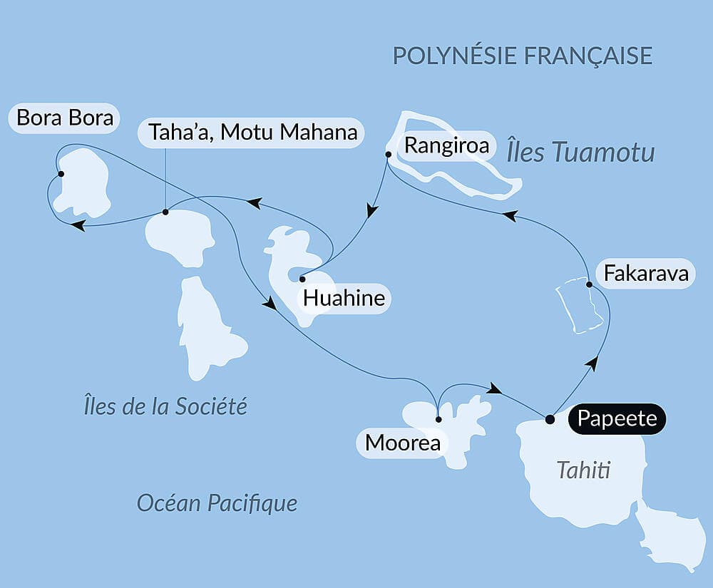 Îles de la Société et Tuamotu