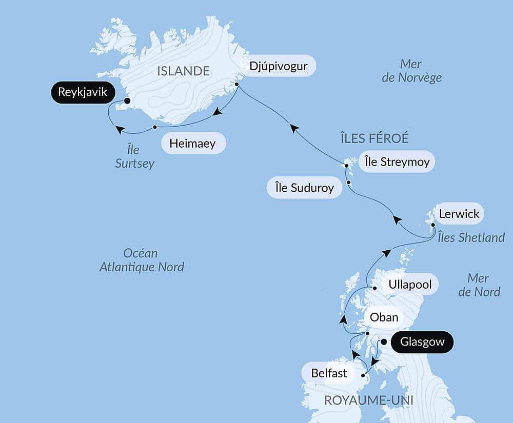 Territoires sauvages d'Écosse, des îles Féroé et d'Islande